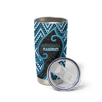 Custom Aotearoa Atua Ranginui Tumbler Cup Maori Sky Father Koru Patterns