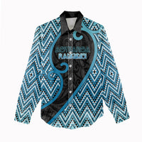 Custom Aotearoa Atua Ranginui Women Casual Shirt Maori Sky Father Koru Patterns