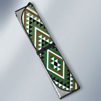 Aotearoa Atua Papatuanuku Auto Sun Shade Earth Mother Father Koru Patterns