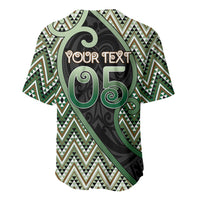 Custom Aotearoa Atua Papatuanuku Baseball Jersey Earth Mother Father Koru Patterns