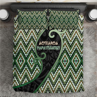 Aotearoa Atua Papatuanuku Bedding Set Earth Mother Father Koru Patterns