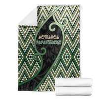 Aotearoa Atua Papatuanuku Blanket Earth Mother Father Koru Patterns