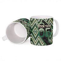 Custom Aotearoa Atua Papatuanuku Ceramic Mug Earth Mother Father Koru Patterns