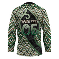 Custom Aotearoa Atua Papatuanuku Hockey Jersey Earth Mother Father Koru Patterns