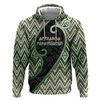 Custom Aotearoa Atua Papatuanuku Hoodie Earth Mother Father Koru Patterns