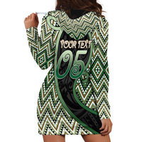Custom Aotearoa Atua Papatuanuku Hoodie Dress Earth Mother Father Koru Patterns