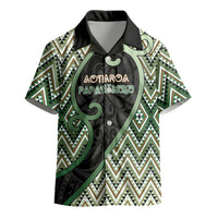 Custom Aotearoa Atua Papatuanuku Kid Hawaiian Shirt Earth Mother Father Koru Patterns