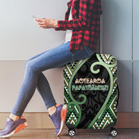 Aotearoa Atua Papatuanuku Luggage Cover Earth Mother Father Koru Patterns