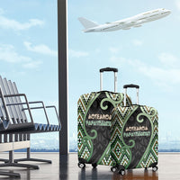 Aotearoa Atua Papatuanuku Luggage Cover Earth Mother Father Koru Patterns