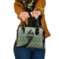 Aotearoa Atua Papatuanuku Shoulder Handbag Earth Mother Father Koru Patterns