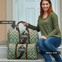 Aotearoa Atua Papatuanuku Travel Bag Earth Mother Father Koru Patterns