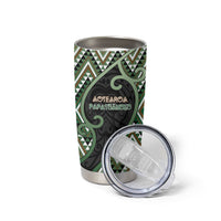 Custom Aotearoa Atua Papatuanuku Tumbler Cup Earth Mother Father Koru Patterns