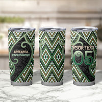 Custom Aotearoa Atua Papatuanuku Tumbler Cup Earth Mother Father Koru Patterns