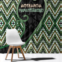 Aotearoa Atua Papatuanuku Window Curtain Earth Mother Father Koru Patterns