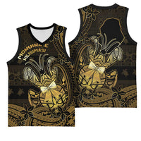 Niue Christmas Basketball Jersey Niuean Crab Xmas Tribal Waves DT05 - Polynesian Pride