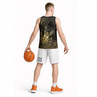 Niue Christmas Basketball Jersey Niuean Crab Xmas Tribal Waves DT05 - Polynesian Pride