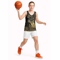 Niue Christmas Basketball Jersey Niuean Crab Xmas Tribal Waves DT05 - Polynesian Pride