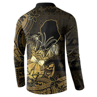 Niue Christmas Button Sweatshirt Niuean Crab Xmas Tribal Waves - Polynesian Pride