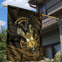 Niue Christmas Garden Flag Niuean Crab Xmas Tribal Waves DT05 - Polynesian Pride