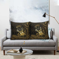 Niue Christmas Pillow Cover Niuean Crab Xmas Tribal Waves DT05 - Polynesian Pride