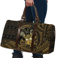 Niue Christmas Travel Bag Niuean Crab Xmas Tribal Waves DT05 - Polynesian Pride