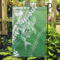 Hawaii Puakenikeni And Maile Lei Garden Flag Green Polynesian Shark Tattoo DT05
