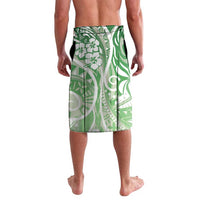 Hawaii Puakenikeni And Maile Lei Lavalava Green Polynesian Shark Tattoo DT05