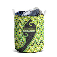 Aotearoa Atua Tanemahuta Laundry Basket God Of Forests Koru Patterns Koru Patterns