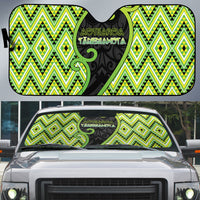 Aotearoa Atua Tanemahuta Auto Sun Shade God Of Forests Koru Patterns Koru Patterns