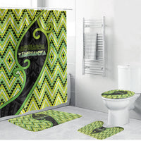 Aotearoa Atua Tanemahuta Bathroom Set God Of Forests Koru Patterns Koru Patterns
