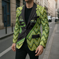Custom Aotearoa Atua Tanemahuta Blazer God Of Forests Koru Patterns Koru Patterns