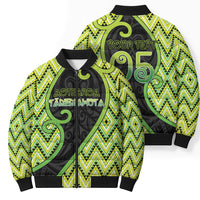 Custom Aotearoa Atua Tanemahuta Bomber Puffer Jacket God Of Forests Koru Patterns Koru Patterns
