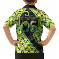 Custom Aotearoa Atua Tanemahuta Kid Hawaiian Shirt God Of Forests Koru Patterns Koru Patterns