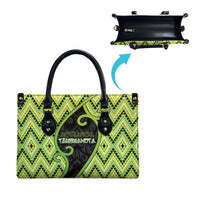 Aotearoa Atua Tanemahuta Leather Bag God Of Forests Koru Patterns Koru Patterns