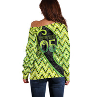 Custom Aotearoa Atua Tanemahuta Off Shoulder Sweater God Of Forests Koru Patterns Koru Patterns