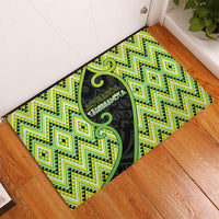 Aotearoa Atua Tanemahuta Rubber Doormat God Of Forests Koru Patterns Koru Patterns