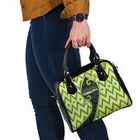 Aotearoa Atua Tanemahuta Shoulder Handbag God Of Forests Koru Patterns Koru Patterns