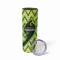 Custom Aotearoa Atua Tanemahuta Skinny Tumbler God Of Forests Koru Patterns Koru Patterns