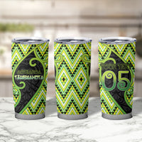 Custom Aotearoa Atua Tanemahuta Tumbler Cup God Of Forests Koru Patterns Koru Patterns