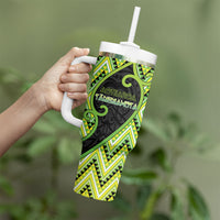 Custom Aotearoa Atua Tanemahuta Tumbler With Handle God Of Forests Koru Patterns Koru Patterns