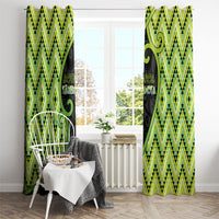 Aotearoa Atua Tanemahuta Window Curtain God Of Forests Koru Patterns Koru Patterns