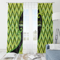 Aotearoa Atua Tanemahuta Window Curtain God Of Forests Koru Patterns Koru Patterns