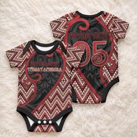 Custom Aotearoa Atua Tumatauenga Baby Onesie God Of War Koru Patterns