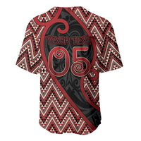 Custom Aotearoa Atua Tumatauenga Baseball Jersey God Of War Koru Patterns