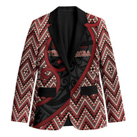 Custom Aotearoa Atua Tumatauenga Blazer God Of War Koru Patterns