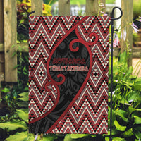 Aotearoa Atua Tumatauenga Garden Flag God Of War Koru Patterns