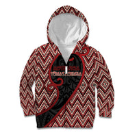 Custom Aotearoa Atua Tumatauenga Kid Hoodie God Of War Koru Patterns