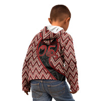 Custom Aotearoa Atua Tumatauenga Kid Hoodie God Of War Koru Patterns