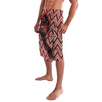 Custom Aotearoa Atua Tumatauenga Lavalava God Of War Koru Patterns