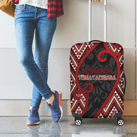 Aotearoa Atua Tumatauenga Luggage Cover God Of War Koru Patterns